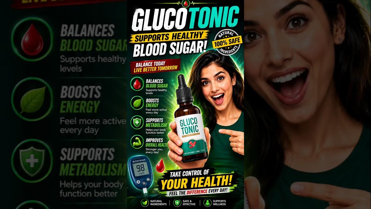 GlucoTonic Review 2026#GlucoTonic #BloodSugarSupport #HealthSupplements #SupplementReview