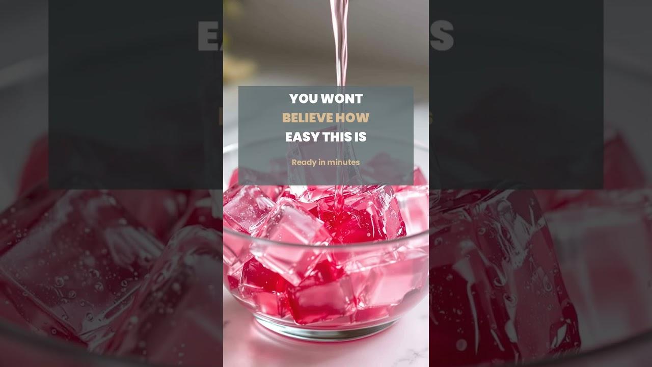 Gelatin Trick Recipe Only: Quick Printable Version